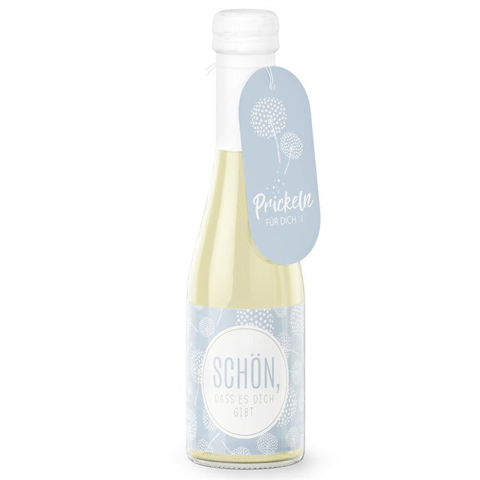 Schaumwein Pusteblume Schön dass es dich gibt