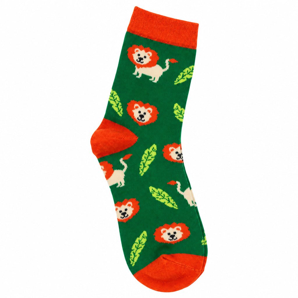 Magische Kindersocken Wildtiere Löwe