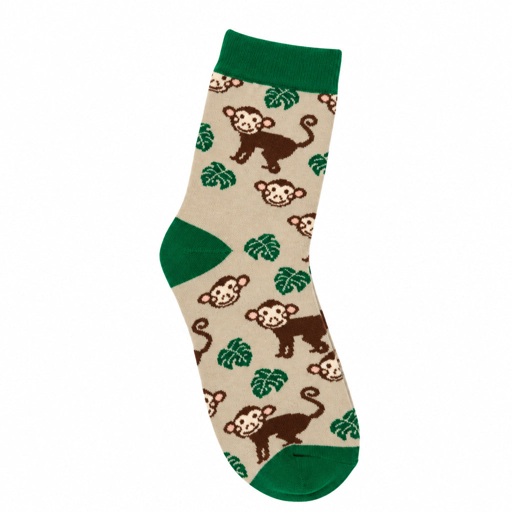 Magische Kindersocken Wildtiere Affe