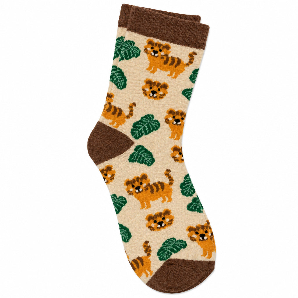 Magische Kindersocken Wildtiere Tiger