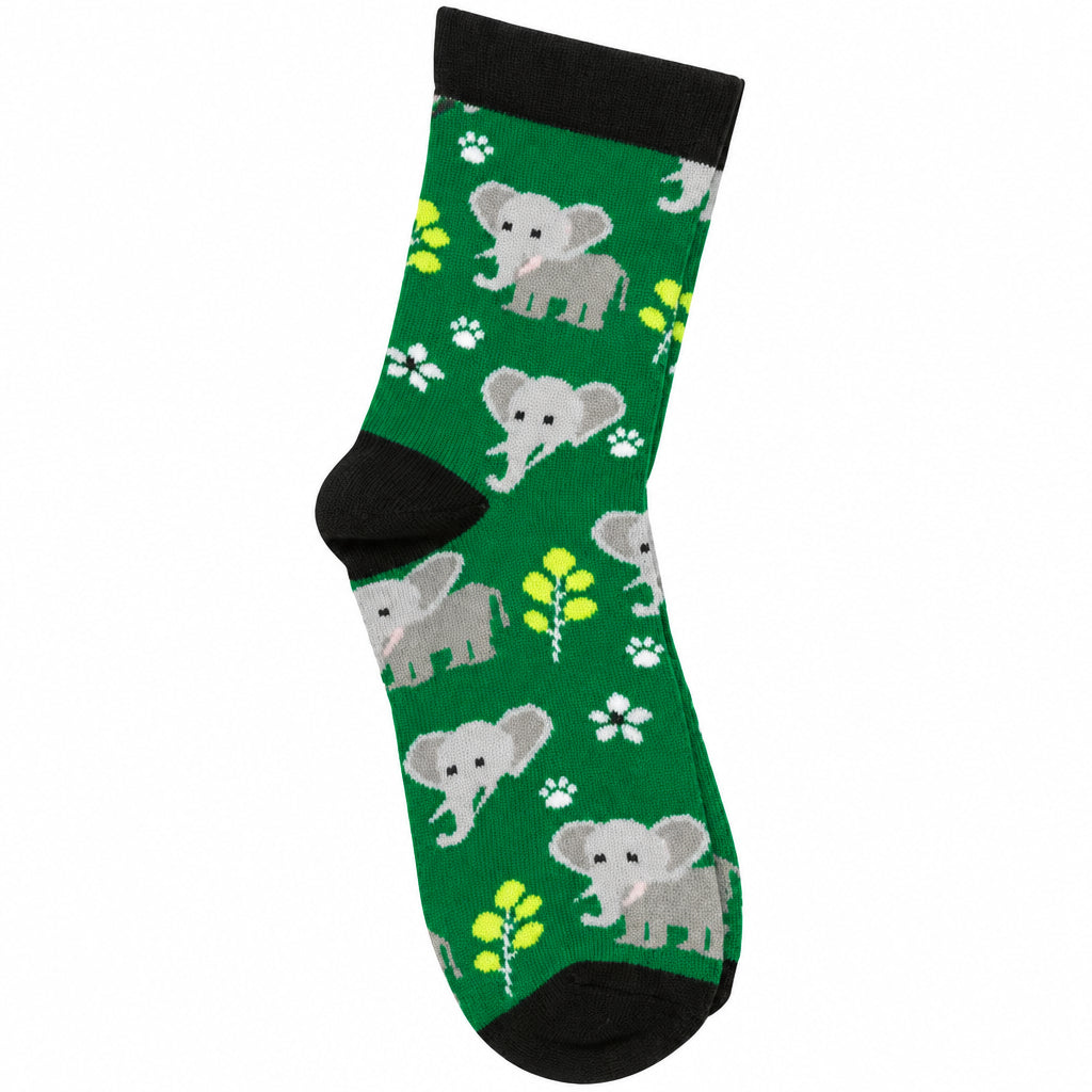 Magische Kindersocken Wildtiere Elefant