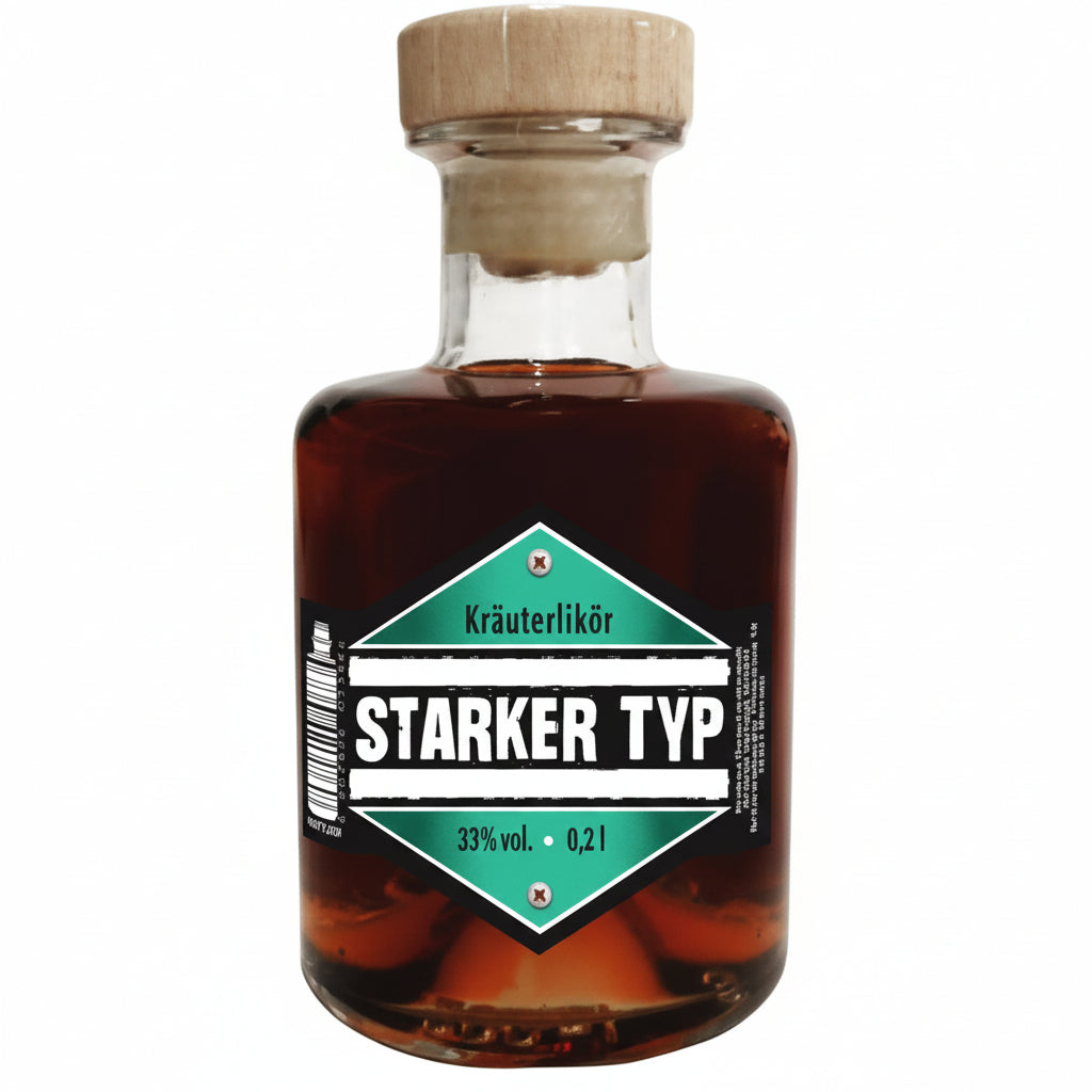 Starker Typ Apotheker Schnaps