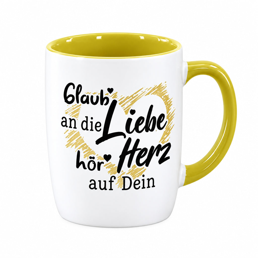 Tasse mit Herzensbotschaft