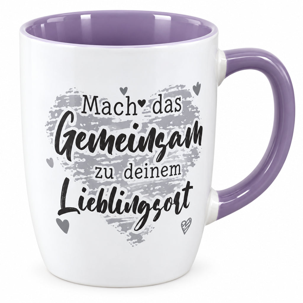Tasse mit Herzensbotschaft