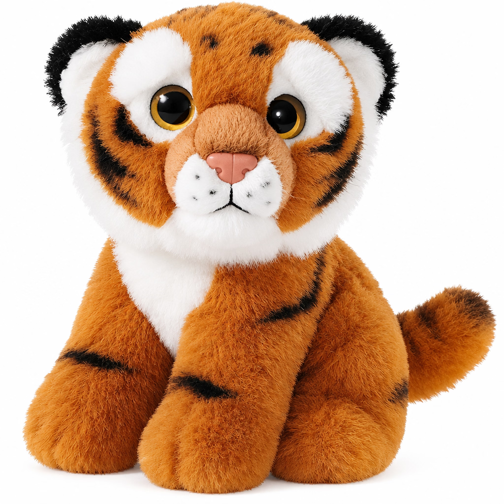 Plüsch Tiger sitzend 20cm