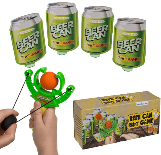 Bierdosen schiessen Trinkspiel